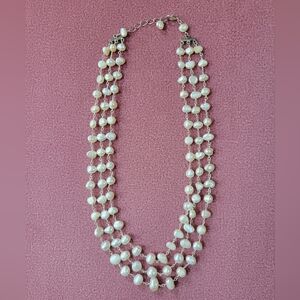 Faux Pearl Necklace